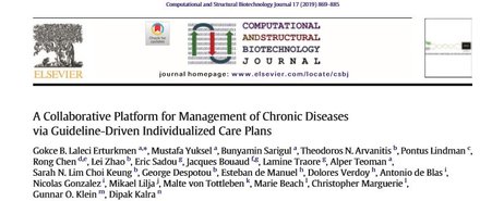 A Collaborative Platform for Management of Chronic Diseases via Guideline-Driven Individualized Care Plans