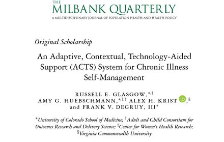 An Adaptive, Contextual, Technology-Aided Support (ACTS) System for Chronic Illness Self-Management.