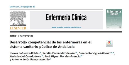 Desarrollo competencial de las enfermeras en el sistema sanitario público de Andalucía