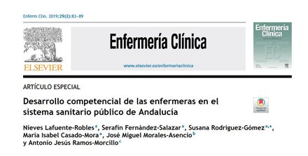 Desarrollo competencial de las enfermeras en el sistema sanitario público de Andalucía Desarrollo competencial de las enfermeras en el sistema sanitario público de Andalucía