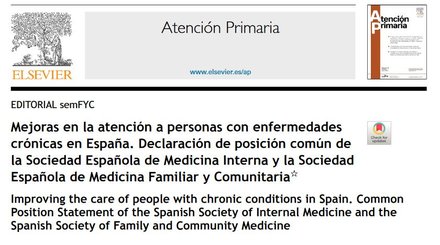 Mejoras en la atención a personas con enfermedades crónicas en España.