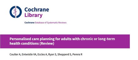 Planificación de la atención personalizada de adultos con enfermedades crónicas o a largo plazo 