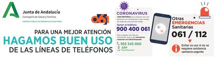 Información sobre COVID-19 de la Consejería de Salud y Familias de la Junta de Andalucía Coronavirus
